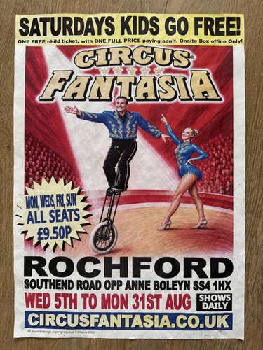 Circus fantasia poster 2026 - fantasia, a3