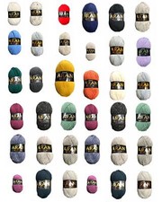 Aran Knitting Wool 400g Crochet Knitting Yarn Wool Acrylic 800m Length