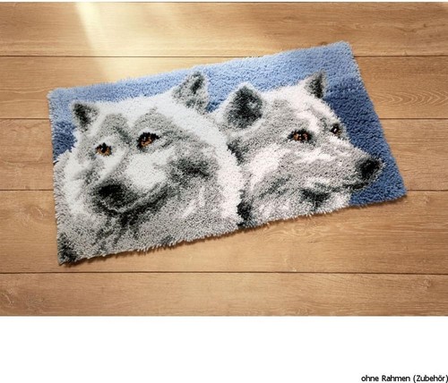 Wolves latch hook - hook, kit
