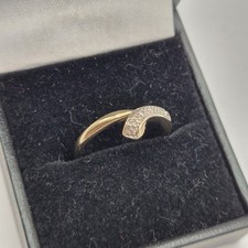 9ct Yellow Gold And 0.03ct