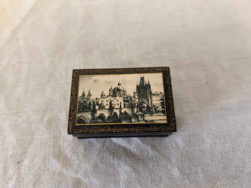 Vintage lacquer box charles - lacquer,
