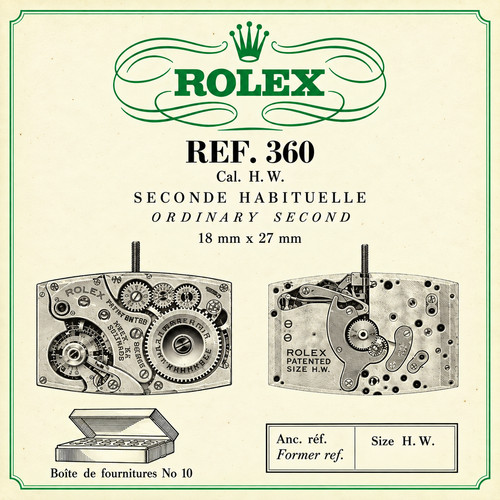 Rolex cal 360 original nos - rolex,