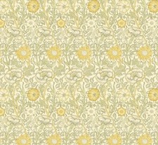 Morris & Co Pink & Rose Wallpaper 212569 - William Morris Yellow Floral RRP £118