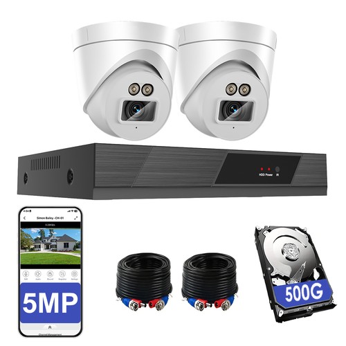 Cctv camera system 4ch - system, dvr