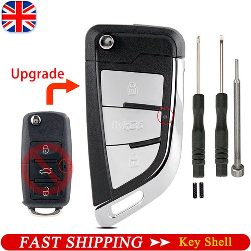 Button upgrade flip key case - key,