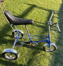 vintage Raleigh Tomahawk  inspired  Tricycle Bike 1970's for restoration