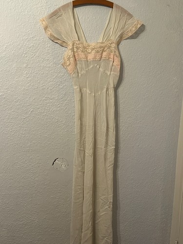Vtg 1930s womens bias cut - 1930s,