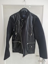 The Zara Faux Leather Biker Jacket in size Small