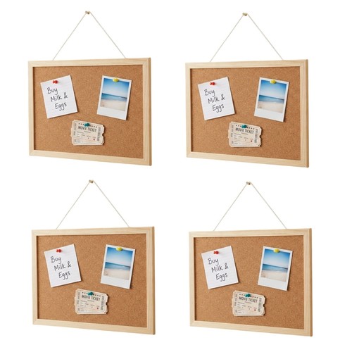 Small cork notice boards - 4,