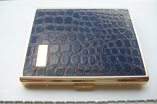 Vintage faux gold alligator - vintage,