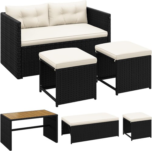 Seater rattan garden corner - 2-seater,