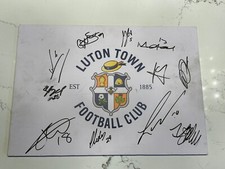 LUTON TOWN FC - SIGNED Squad