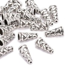 Tibetan Silver Bead Caps Cone