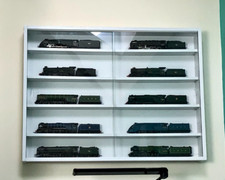 Display Wall Cabinet Glass Models Vitrine Collectors Storage Box Shelves Unit