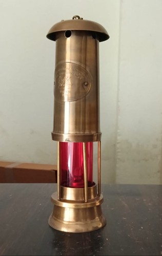 Antiqu brass lamp big - antiqu,