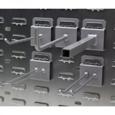 NEW Heavy Duty Louvre Panel Accessories Euro Hook Bars Spigots Hooks Choice Of 5