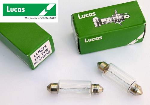 Lucas 12v 21w pair clear - 21w,