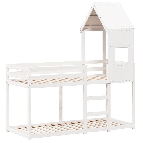 Bunk bed with roof kids - with,