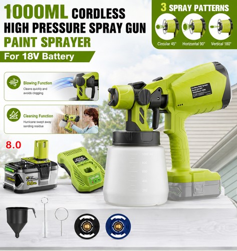 1000ml cordless high - high, pressure