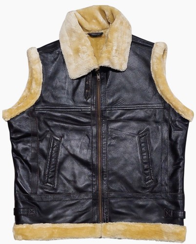 Motorcycle vest real leather - motorcycle,