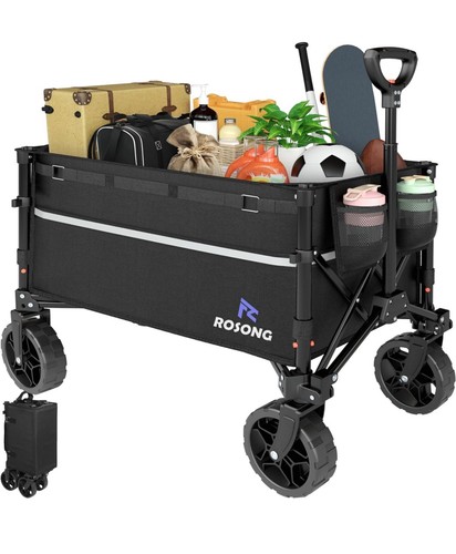 Collapsible wagon cart - collapsible, wheels