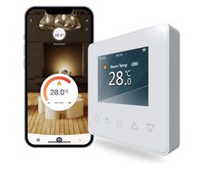 HEAT IT Electric Underfloor Heating Thermostat - White