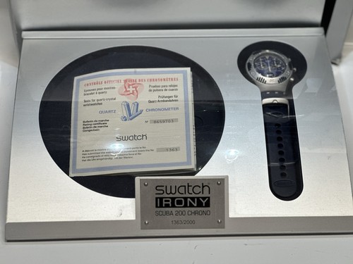 Vintage swatch irony scuba 200 - swatch,