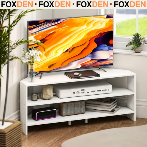 White corner unit - white,