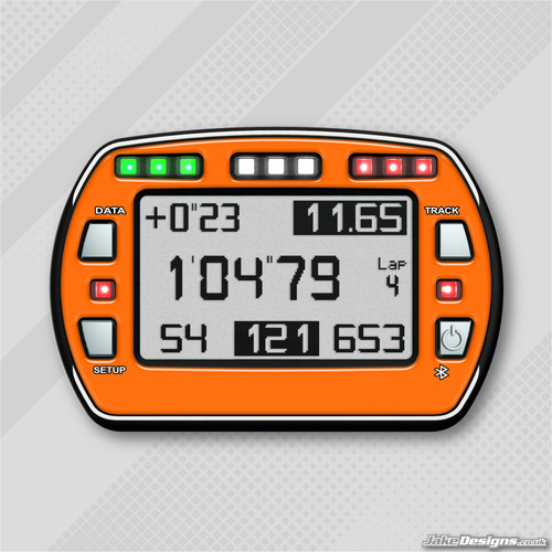 Fluorescent orange style - style, gel