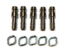 Rectus 21 Male Water fed Pole 5mm Hosetail Fittings + o clips window cleaning x5