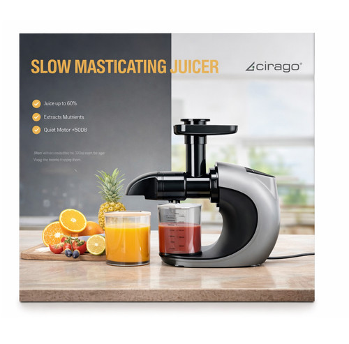 Cirago slow masticating juicer - cirago,