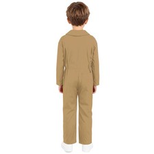 UK Kids Girls Jumpsuit Overall Mechanic Boiler Suit Coverall Workwear Costume