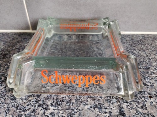 Vintage schweppes clear - vintage, glass