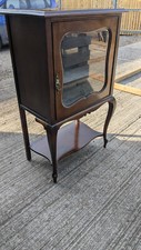 Small vintage mahogany display