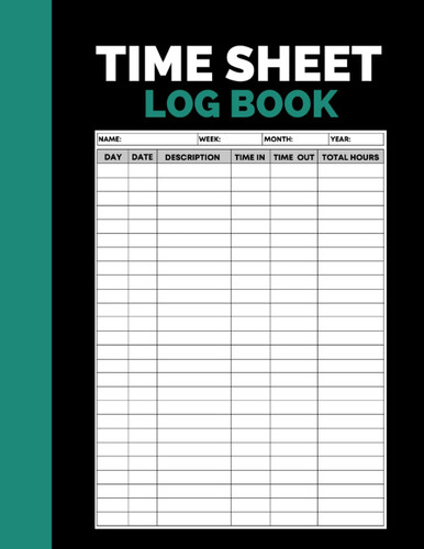 Time sheet log - time, book: