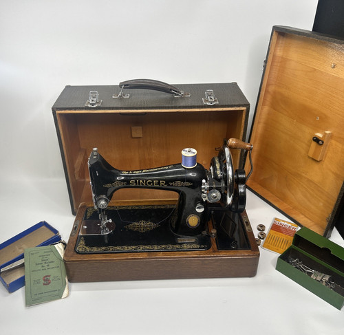 Vintage singer 99k hand crank - vintage,