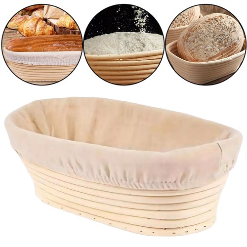 Handmade oval banneton - handmade, 10"