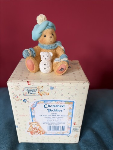Cherished teddies january bear - teddies,