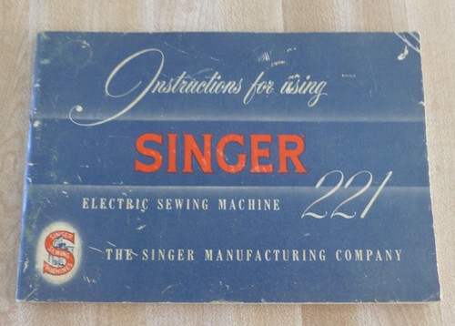 Singer sewing machine book - singer,