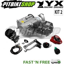 YX125 BIG Valve Pit Bike Engine 4-Stroke Kickstart VM22 Carb Electrics 153FMI