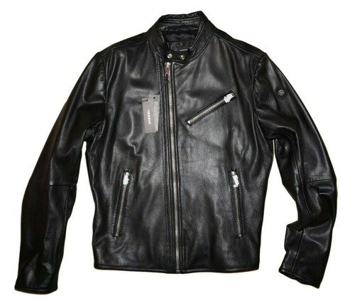 Diesel oyton leather jacket - diesel,