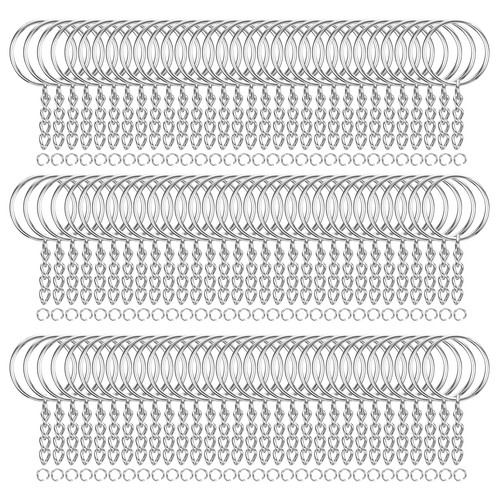 100pcs inch keychain rings - 1,