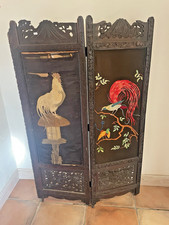 Chinese Wood Screen Carved