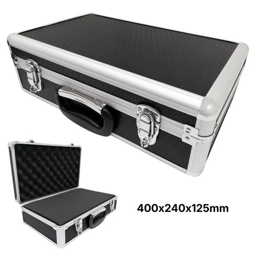 Black flight case with - case, foam