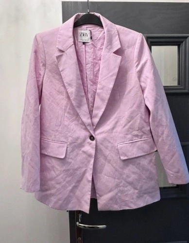 Zara blazer pink blazer pink