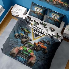 Monster Jam Double Duvet Cover