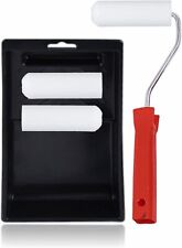 Paint Roller Set for Small Jobs Painting Decorating Touch up Kit Smooth 5 Piece