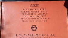 Ward 3 CA capstan lathe parts book with exploded diagram