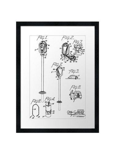 Coin controlled parking meter - controlled,