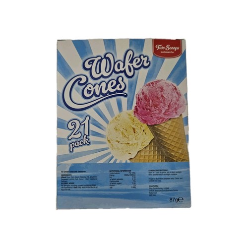 Two scoops ice - ice, wafer